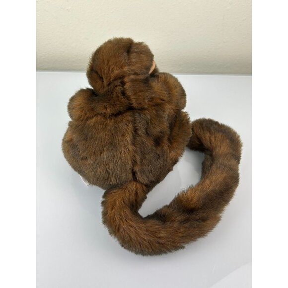Folkmanis Folktails Monkey Hand Puppet Plush Long Tail Brown Toy - Picture 7 of 13